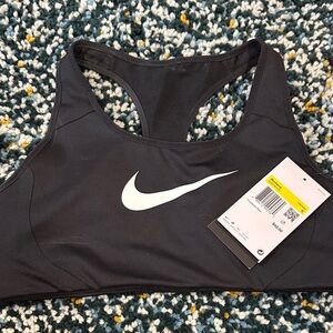 Nike Women's Black and White Sports Bra
